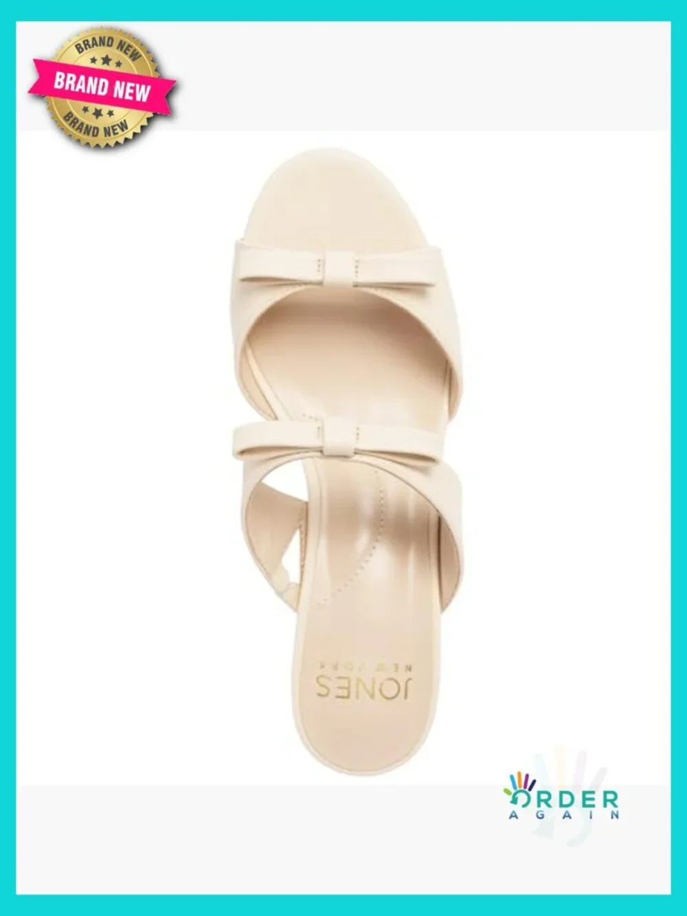 Double Band Bow Slide Sandals Block Heel Mules Wedding Guest